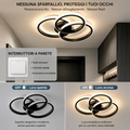 NOVOORA™ Plafoniera LED Moderna – Rotonda & Quadrata