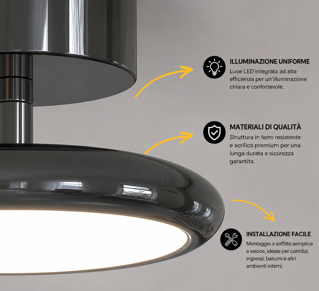 NOVOORA™ Plafoniera LED Minimalista
