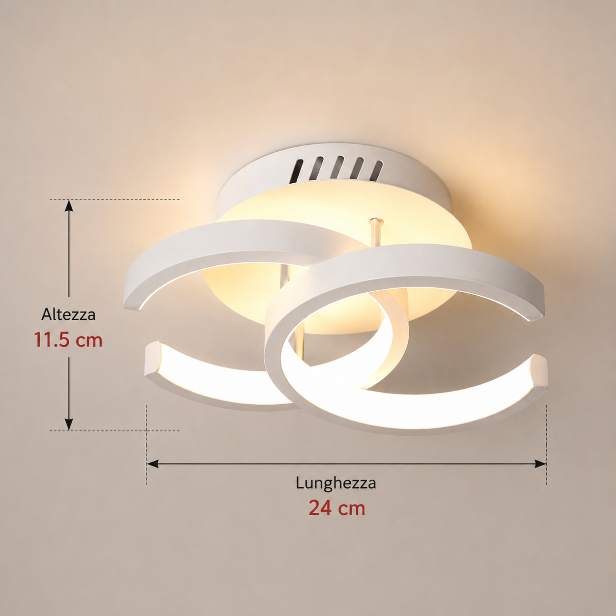 NOVOORA™ Plafoniera LED Compatta Dimmerabile