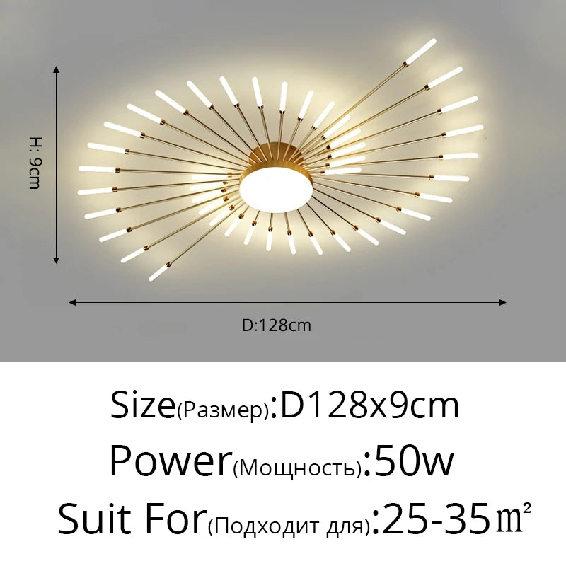 Plafoniera LED Moderna – Camera e Soggiorno