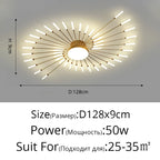 Plafoniera LED Moderna – Camera e Soggiorno