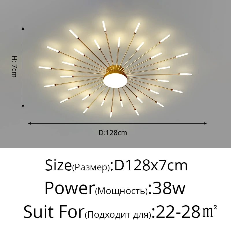 Plafoniera LED Moderna – Camera e Soggiorno