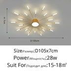 Plafoniera LED Moderna – Camera e Soggiorno
