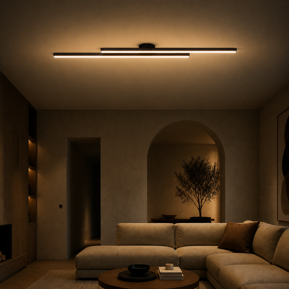 Plafoniera LED Lineare Moderna – Design Minimalista