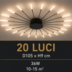 Novoora™ – Plafoniera LED Fuochi d’Artificio Moderna per Soggiorno e Camera da Letto