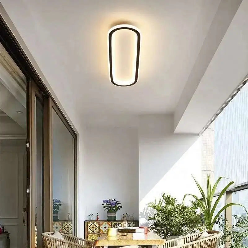 Long Strip LED Ceiling Lights Modern Simple Corridor Aisle Balcony Cloakroom Bedroom Porch Lamp Home Indoor Decor Lighting Lamps