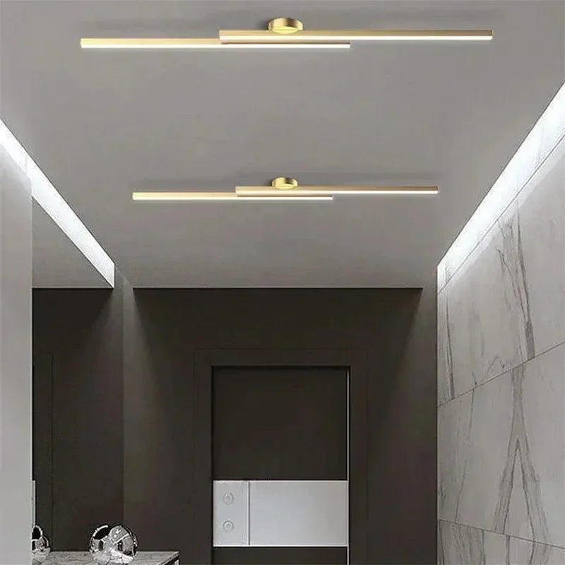 Plafoniera LED Lineare Moderna – Design Minimalista
