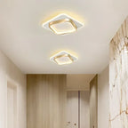 DINDALLED Modern LED Ceiling Light for Corridor Stairs Bedroom Bathroom, Round Flush Mount Chandelier Indoor Lighting Fixture,
