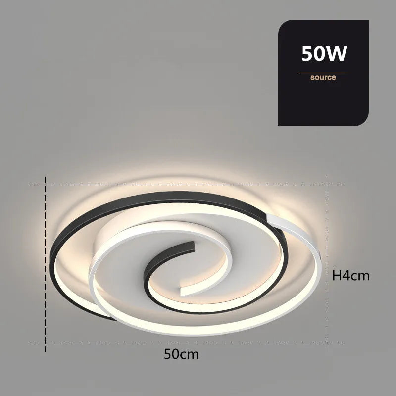 Novoora Plafoniera LED Moderna a Spirale