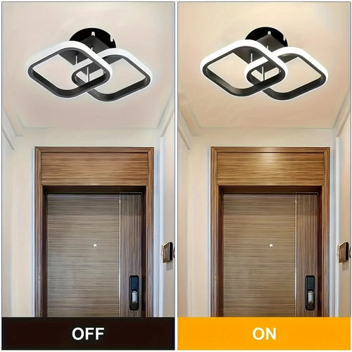 Novoora Plafoniera a Sospensione Quadrata a LED