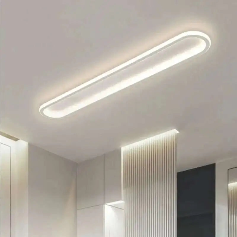 Long Strip LED Ceiling Lights Modern Simple Corridor Aisle Balcony Cloakroom Bedroom Porch Lamp Home Indoor Decor Lighting Lamps