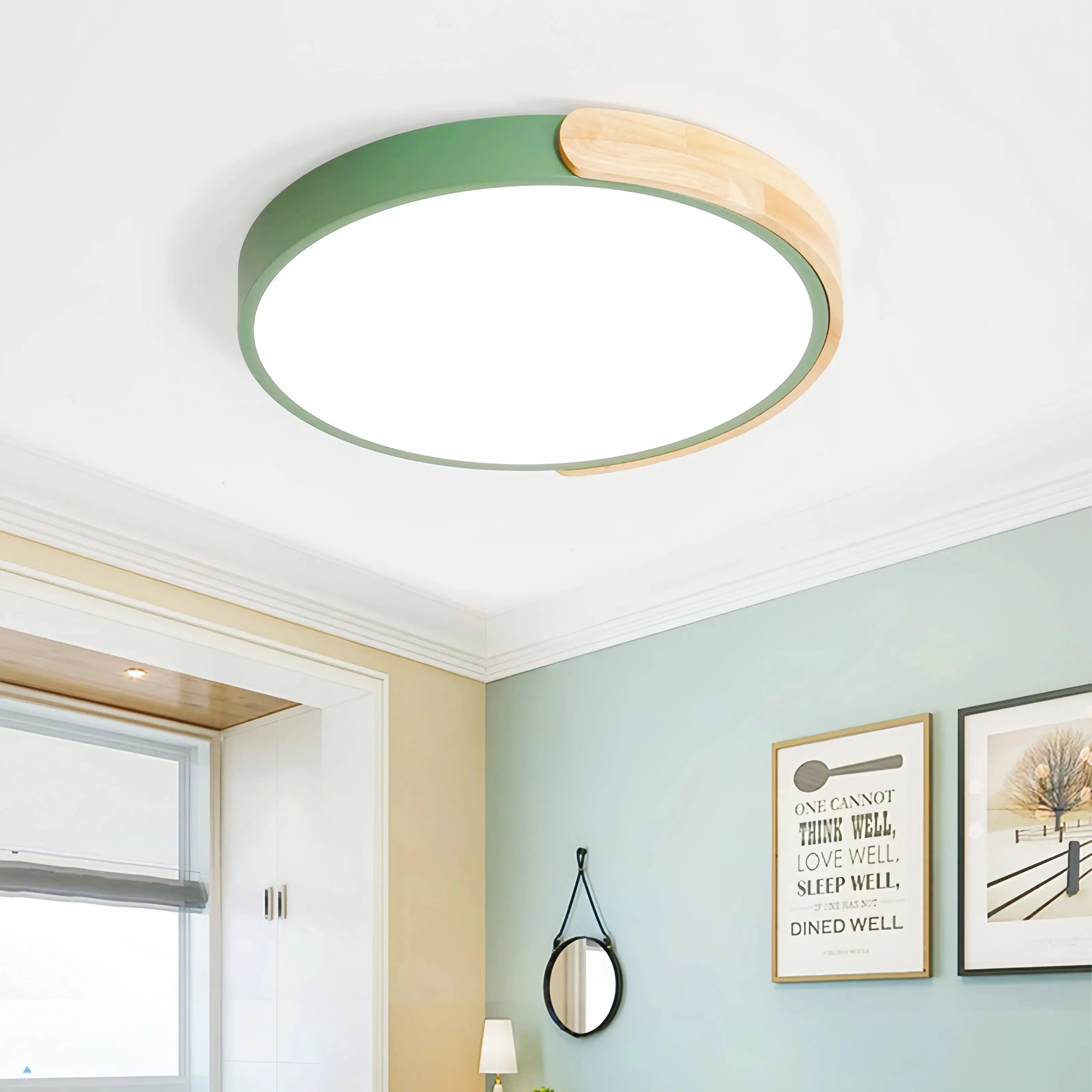 Ultra-thin LED Ceiling Lights for Living Room, Cold, Warm, White, Natural Light, Fixtures
