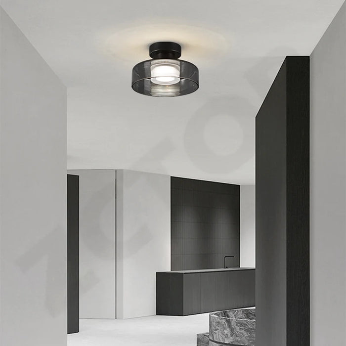 Novoora – Plafoniera LED Vetro Fumé