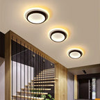 DINDALLED Modern LED Ceiling Light for Corridor Stairs Bedroom Bathroom, Round Flush Mount Chandelier Indoor Lighting Fixture,