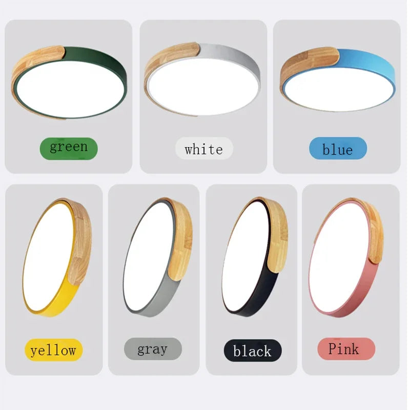 Ultra-thin LED Ceiling Lights for Living Room, Cold, Warm, White, Natural Light, Fixtures