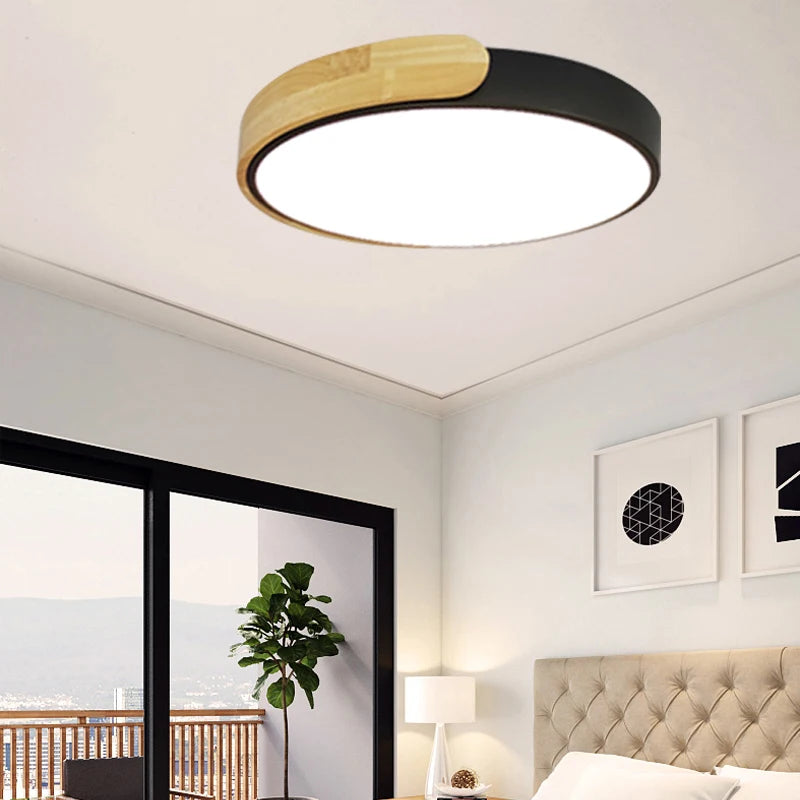 Ultra-thin LED Ceiling Lights for Living Room, Cold, Warm, White, Natural Light, Fixtures